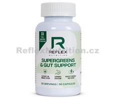 Supergreens & Gut Support 90 kapslí