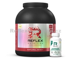 Natural Whey 2,27kg čokoláda + Albion Magnesium 90 kapslí ZDARMA